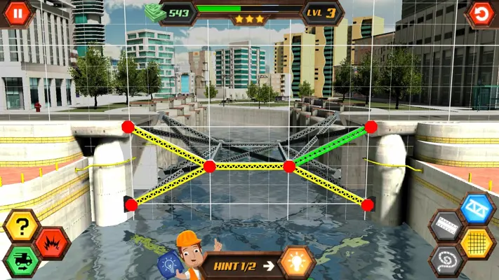 Bridge Construction Simulator android App screenshot 2